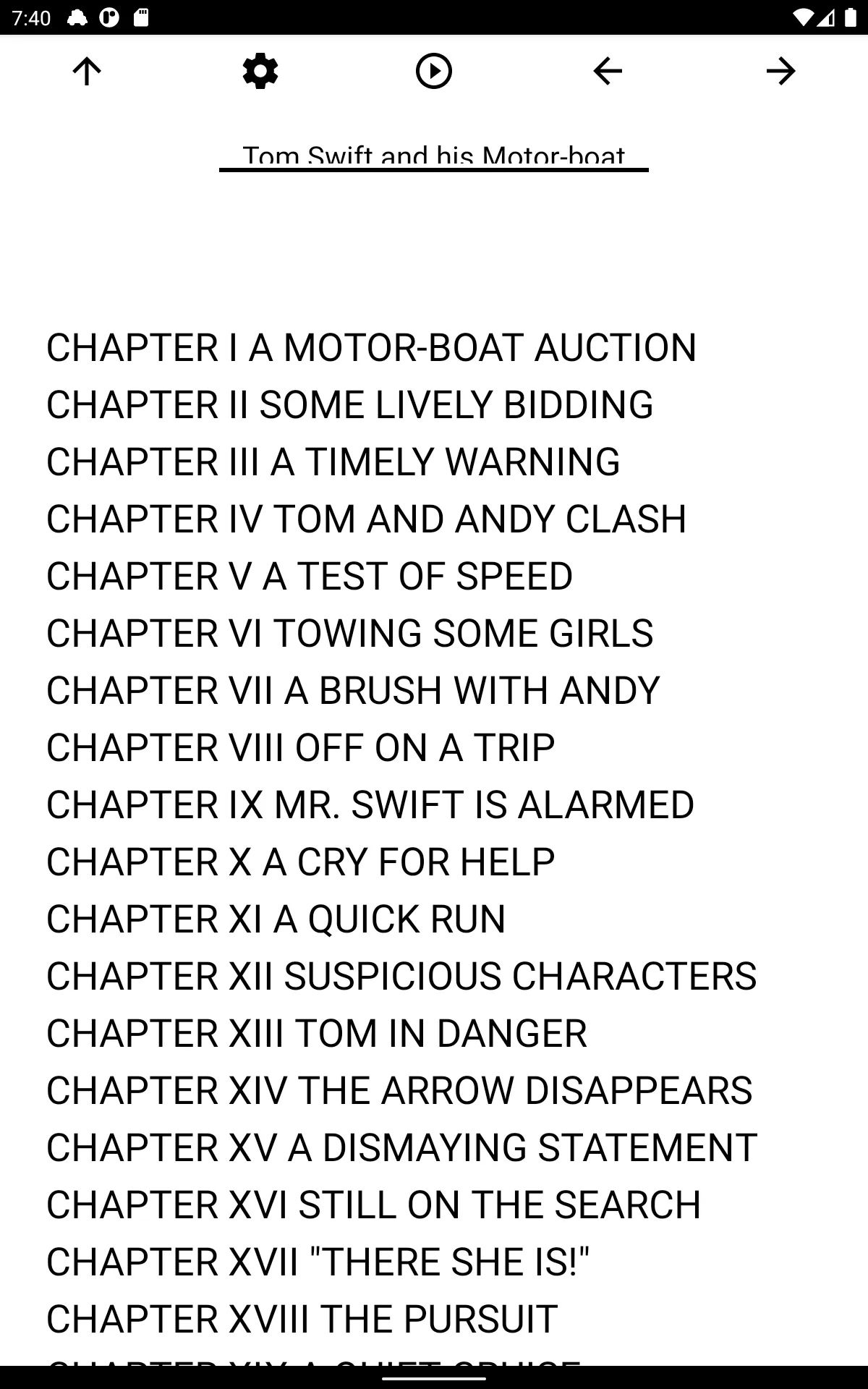 Book, Tom Swift and his Motor- | Indus Appstore | Screenshot