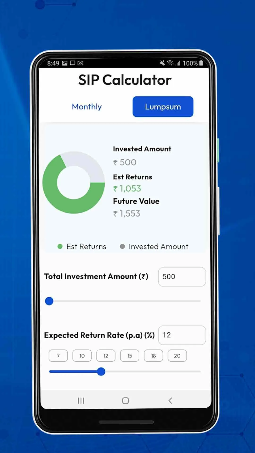 SIP Calculator | Indus Appstore | Screenshot