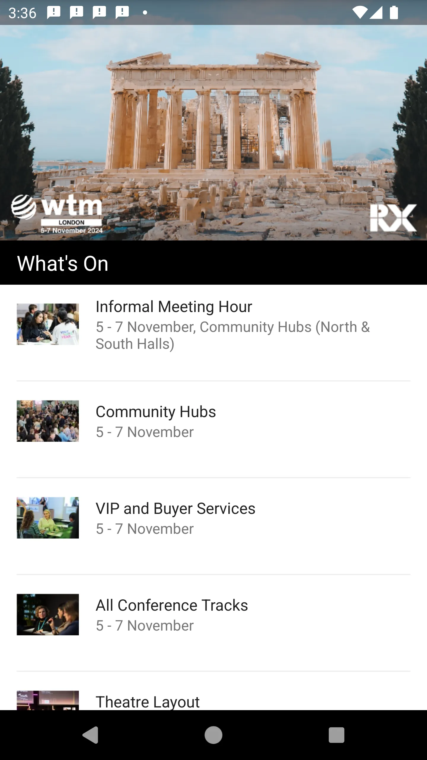 WTM London | Indus Appstore | Screenshot