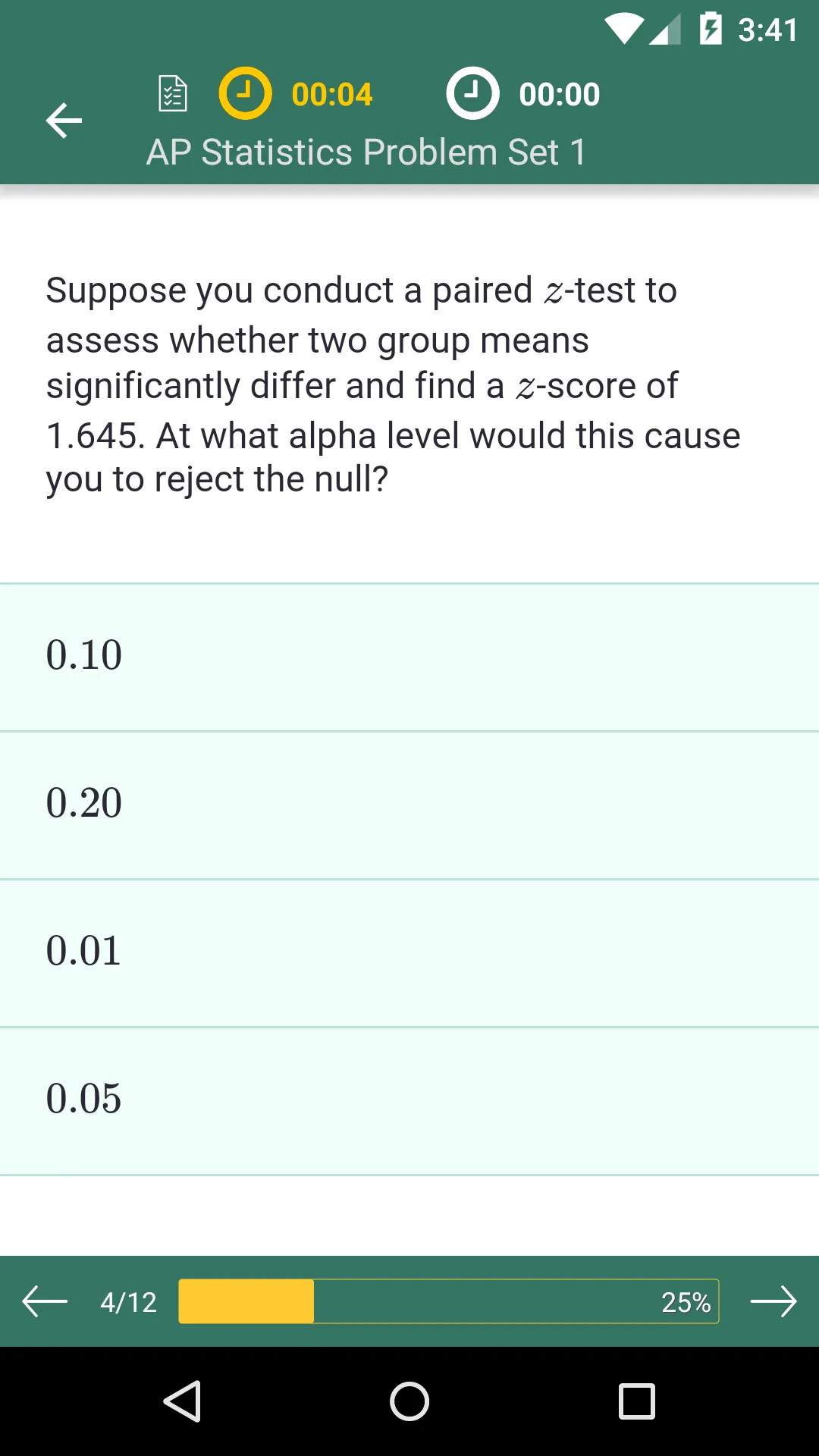 AP Statistics Practice & Prep | Indus Appstore | Screenshot