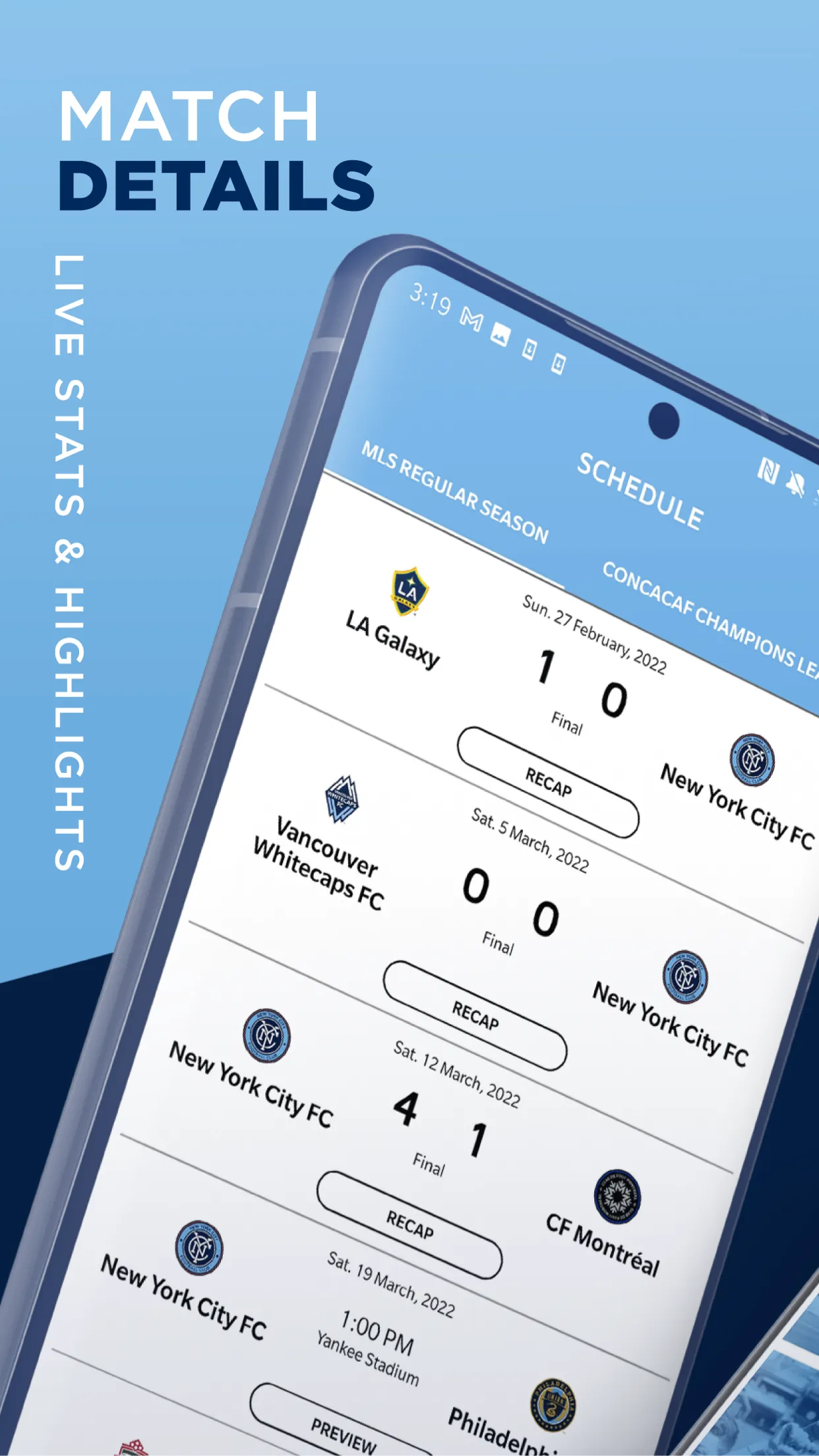 New York City FC | Indus Appstore | Screenshot