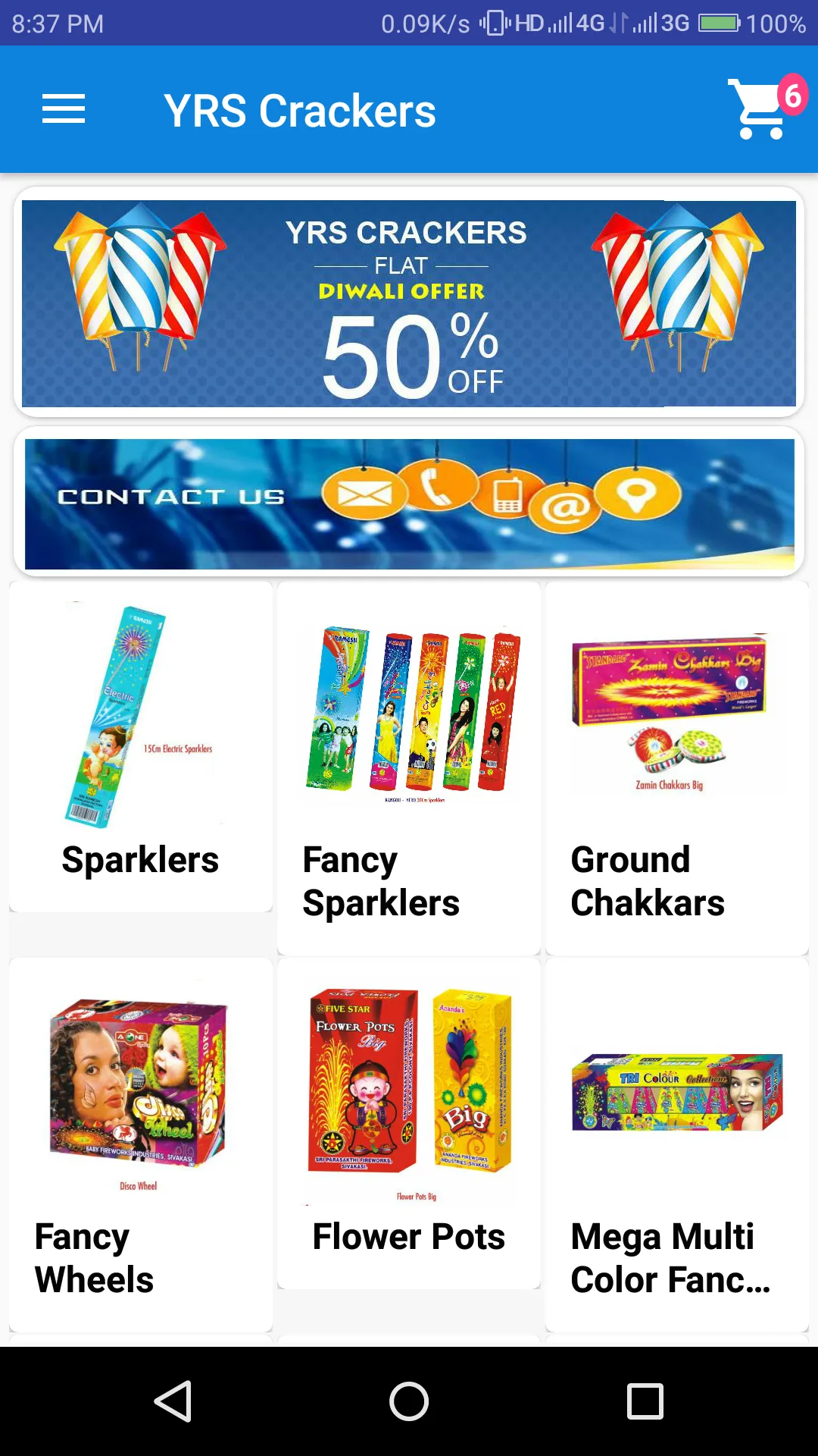 YRS Crackers | Indus Appstore | Screenshot