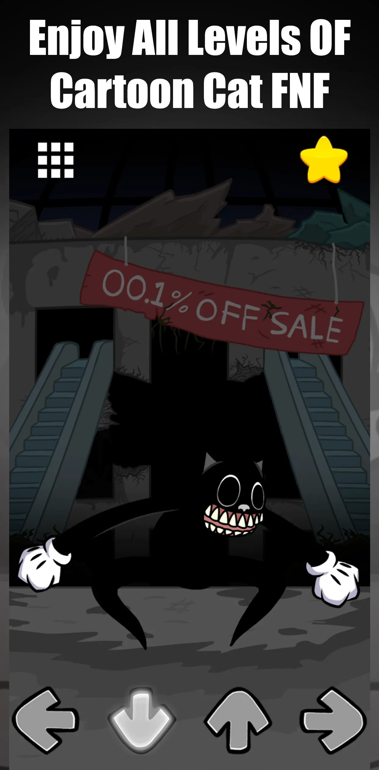 Scary Cartoon Cat FNF Mod Test | Indus Appstore | Screenshot