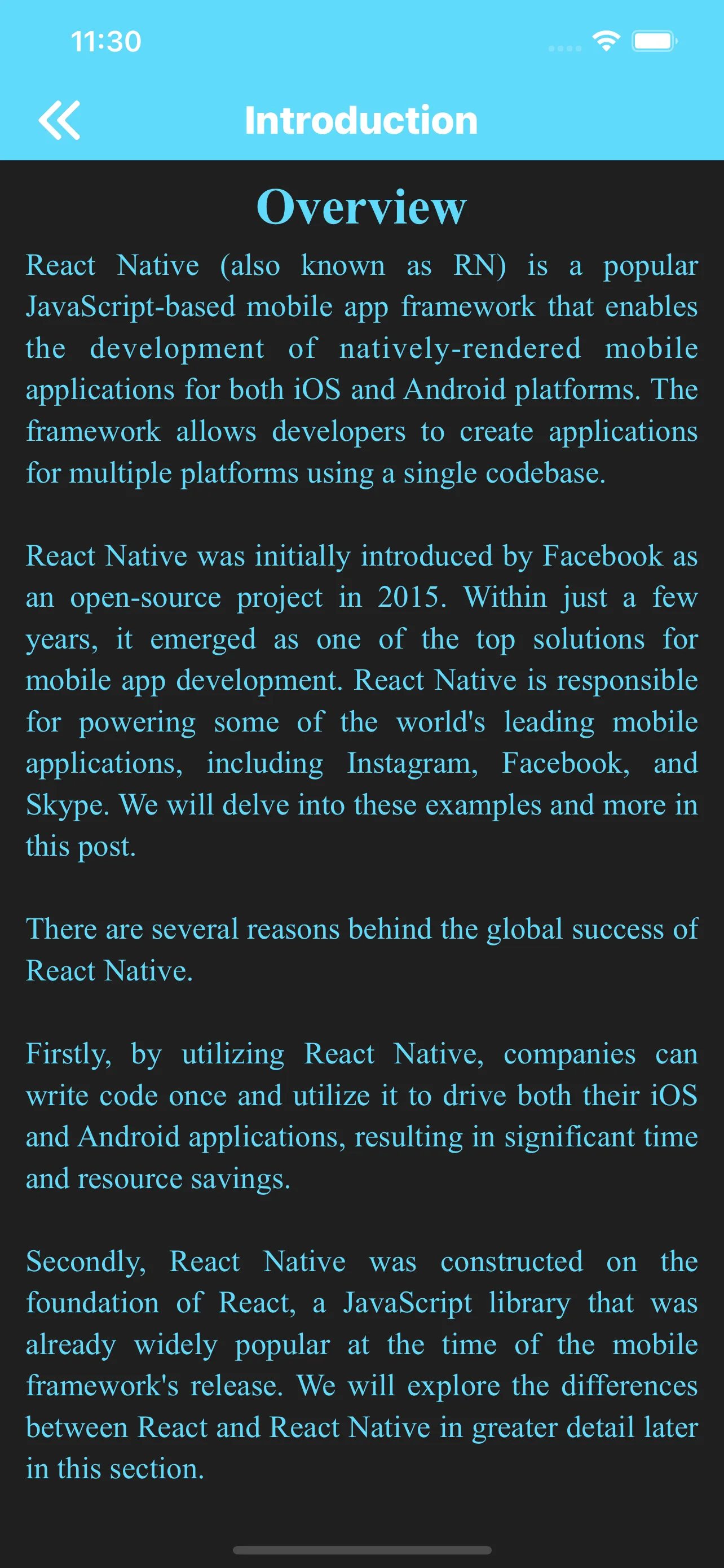 Learn React Native | Indus Appstore | Screenshot