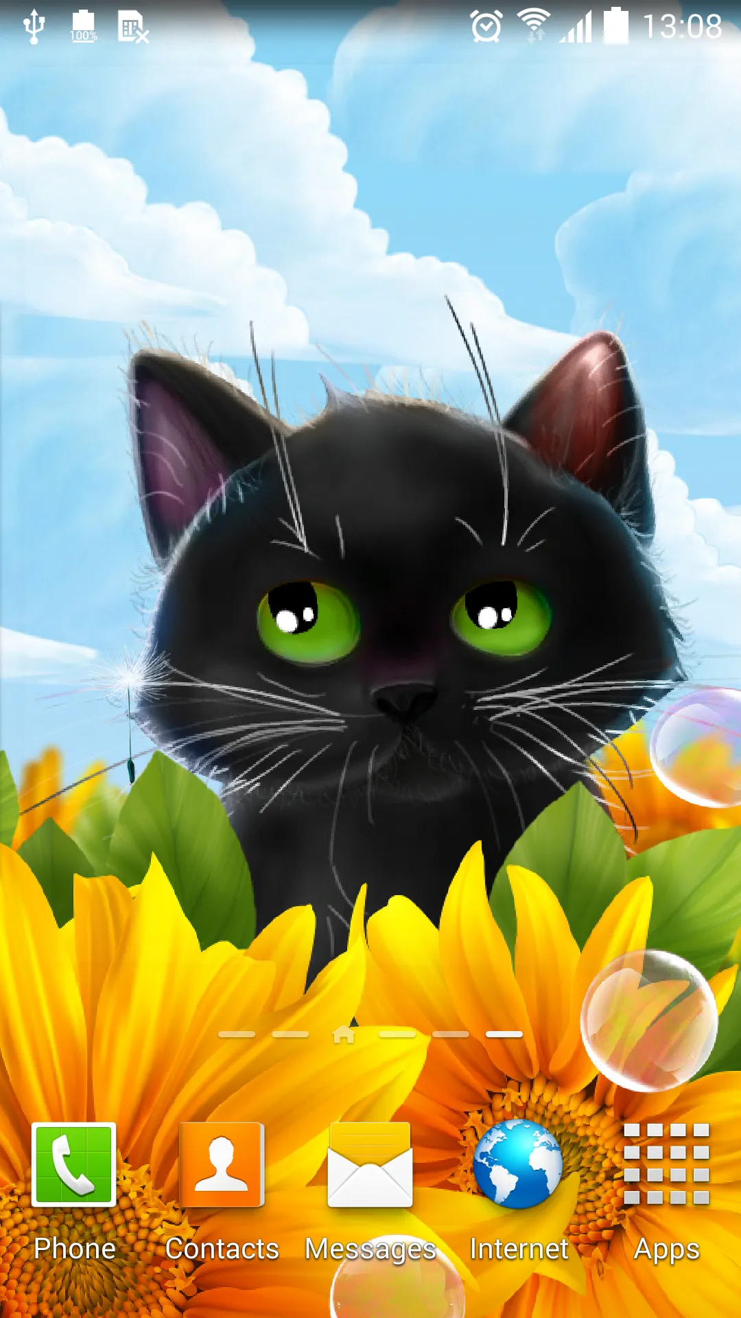 Cute Kitten Live Wallpaper | Indus Appstore | Screenshot