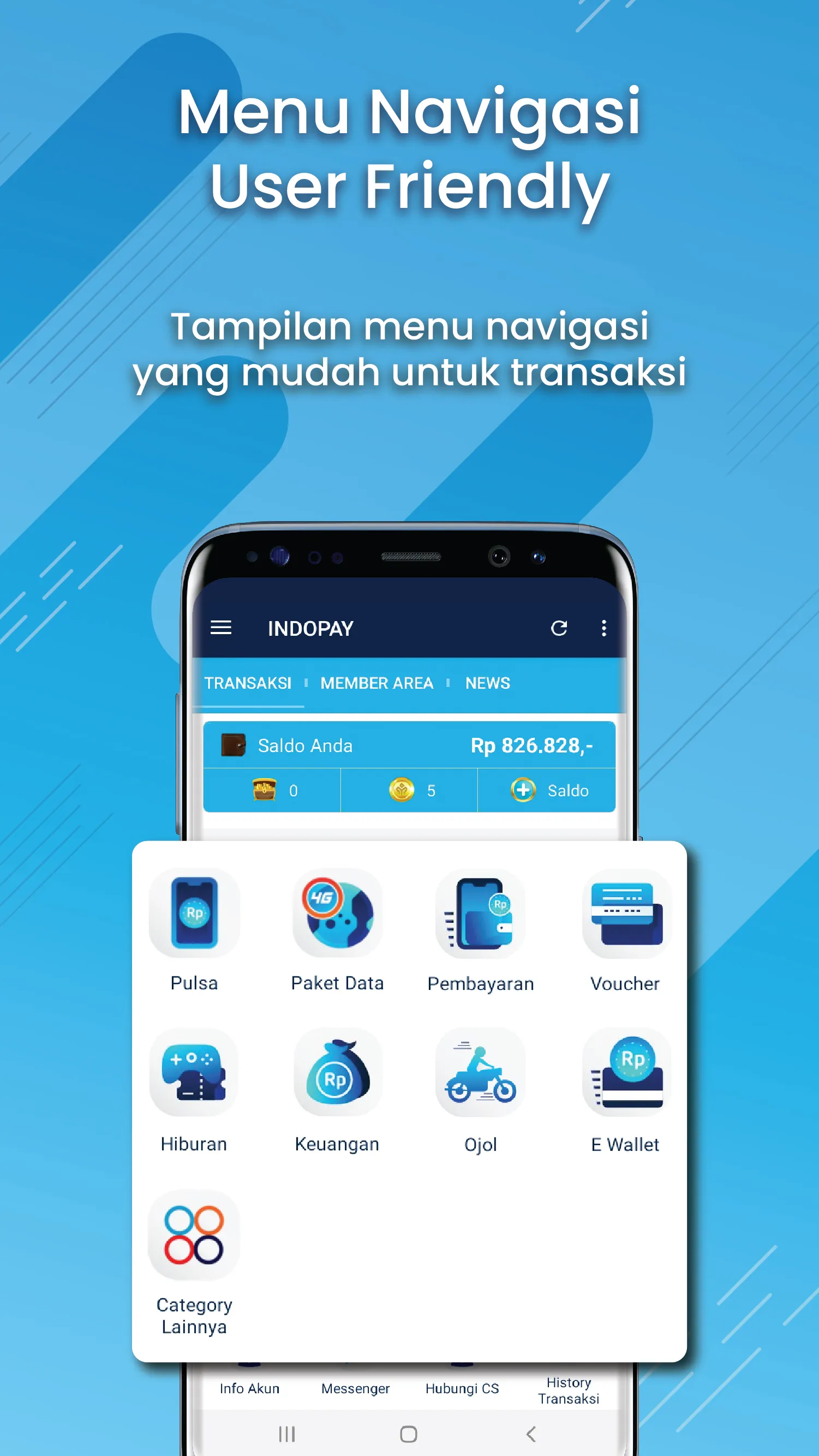 INDOPAY Mobile: Pulsa Termurah | Indus Appstore | Screenshot