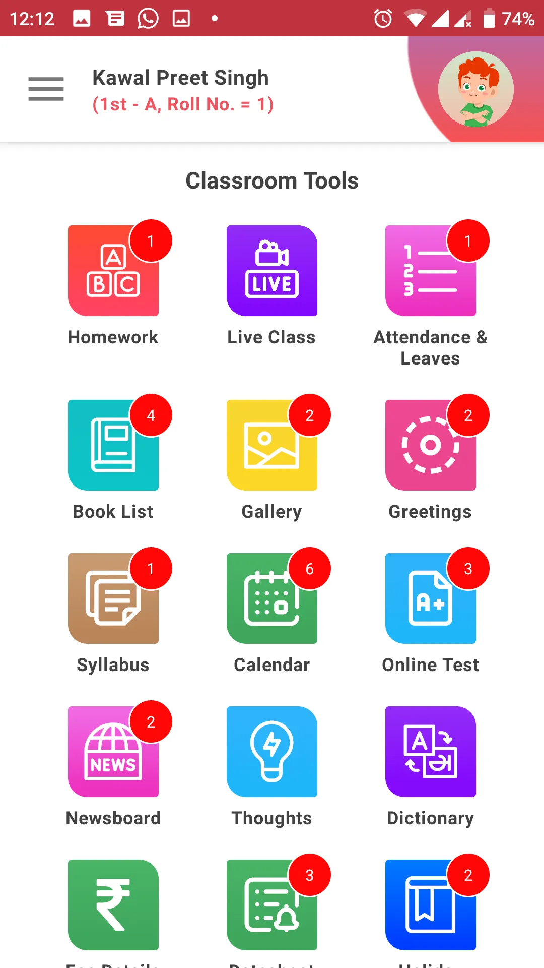 Revo Parents App | Indus Appstore | Screenshot