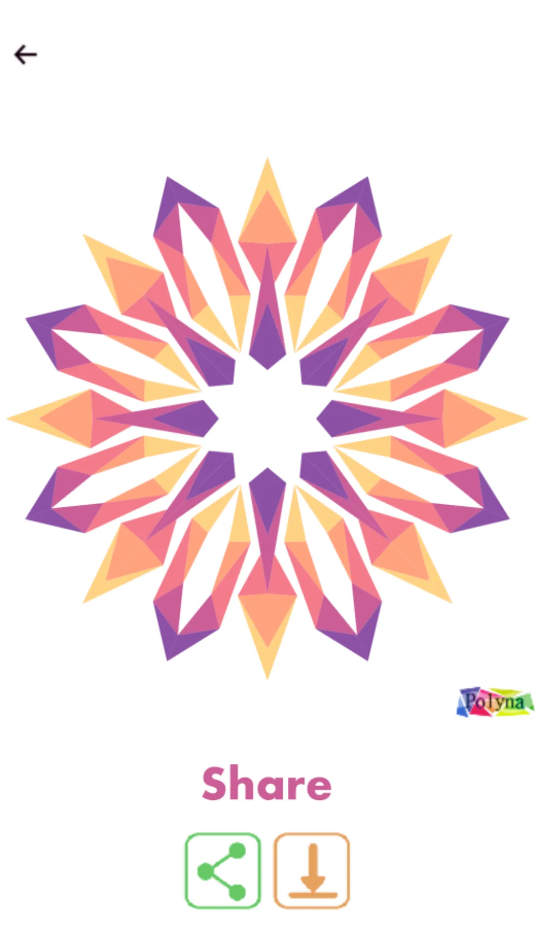 Polyna Mandala Color By Number | Indus Appstore | Screenshot