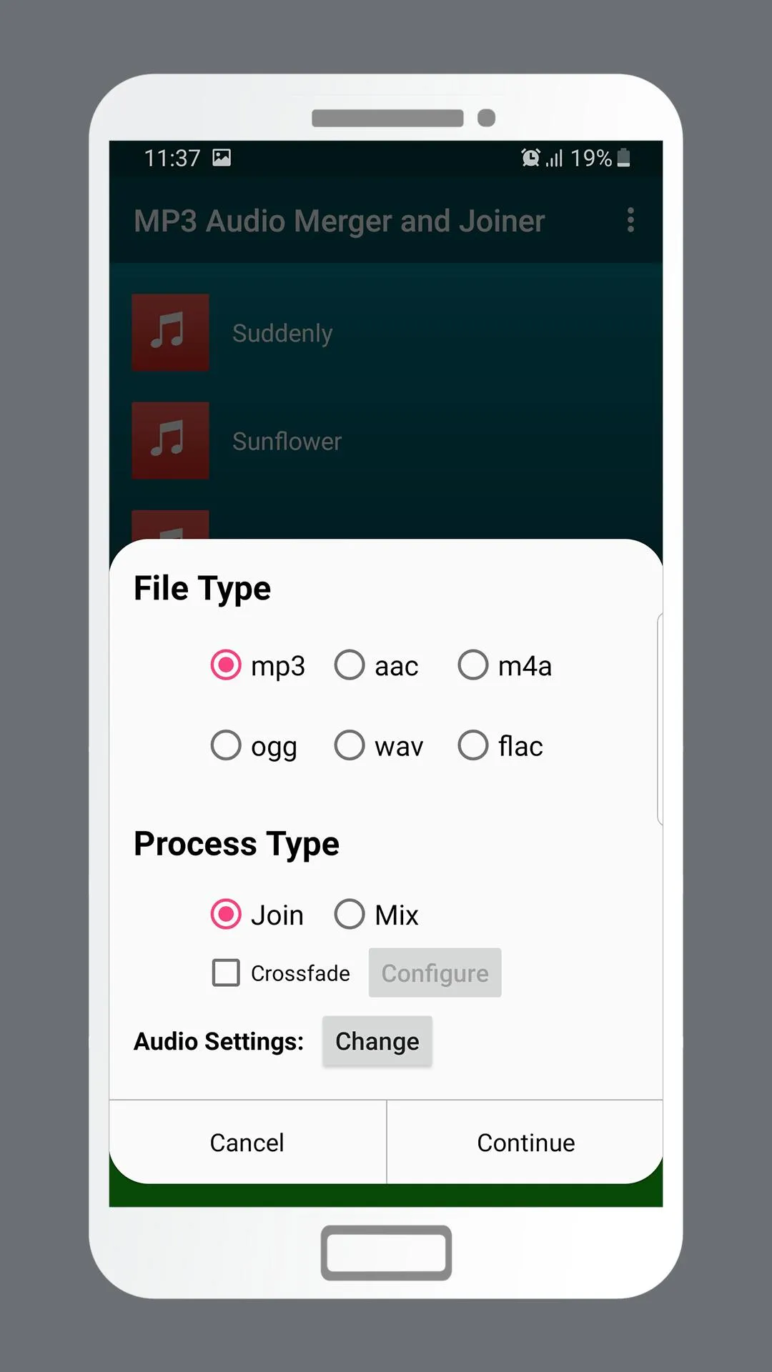 MP3 Audio Merger and Joiner | Indus Appstore | Screenshot