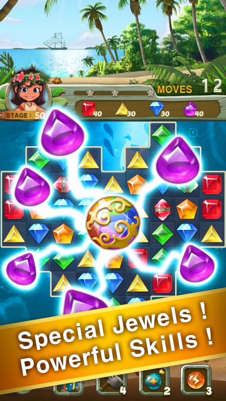 Paradise Jewel: Match 3 Puzzle | Indus Appstore | Screenshot