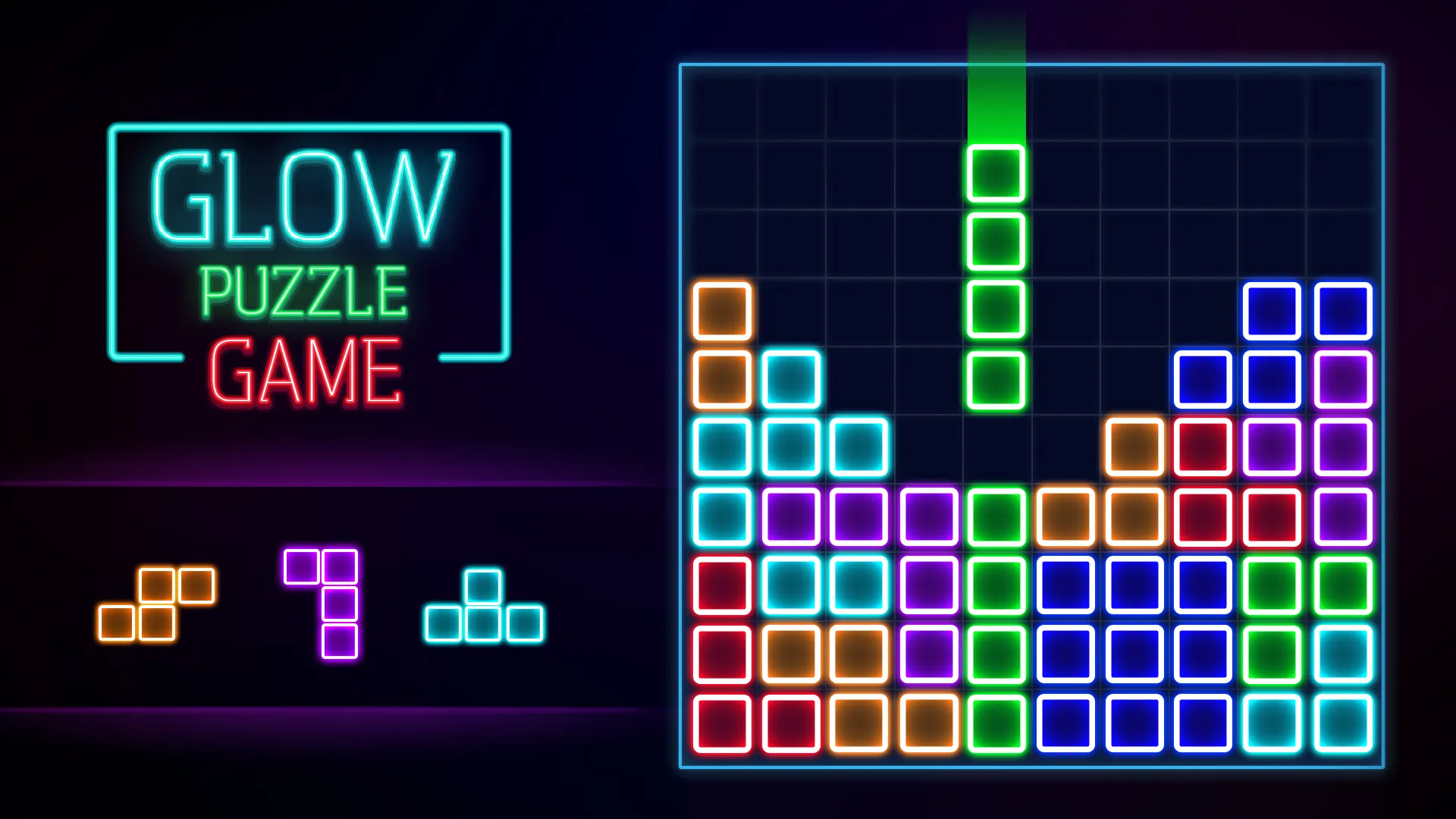 Glow Block Puzzle | Indus Appstore | Screenshot