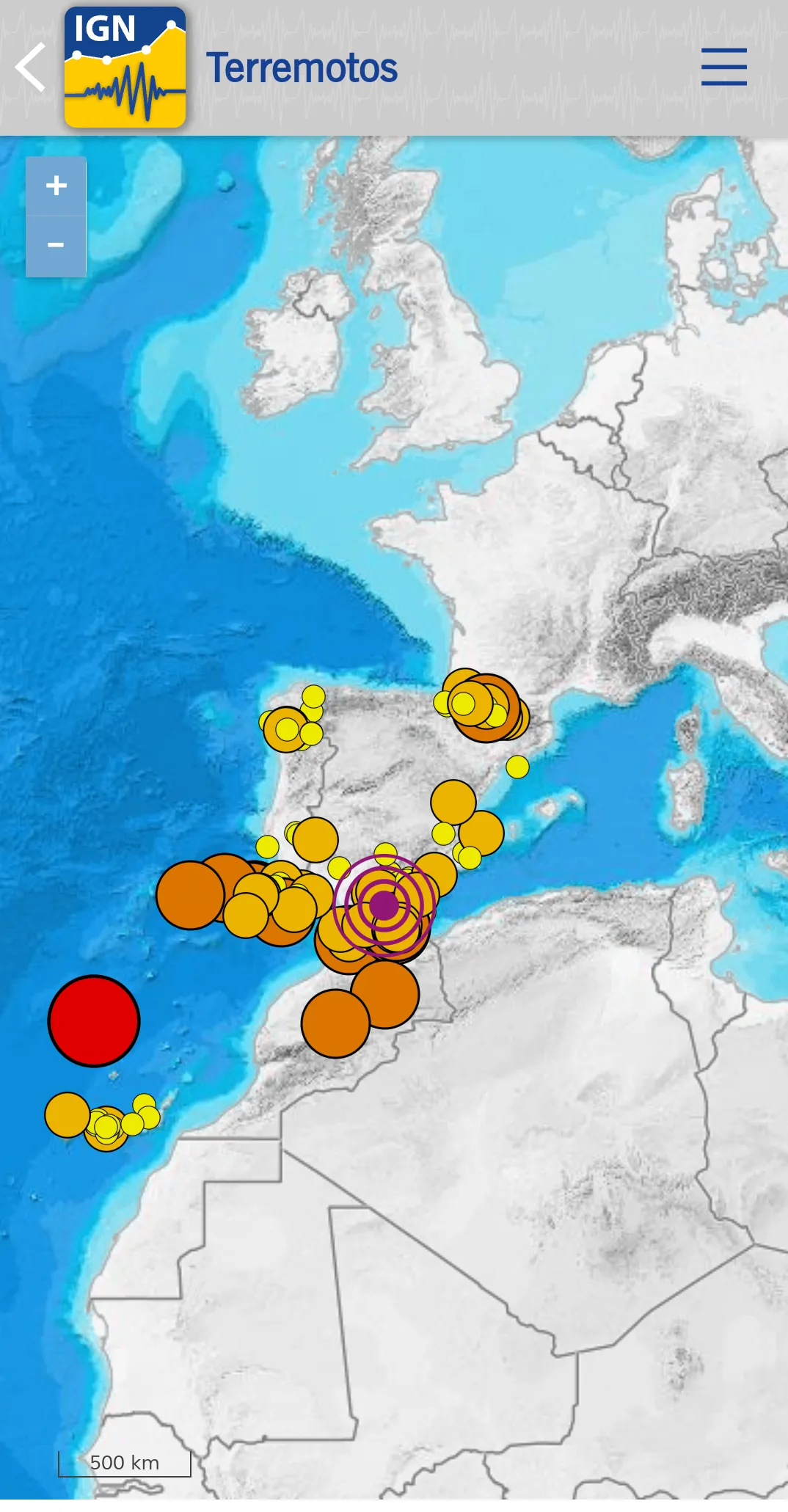 IGN Terremotos | Indus Appstore | Screenshot