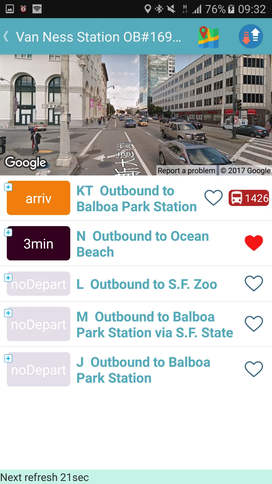 San Francisco  Bus Tracker | Indus Appstore | Screenshot