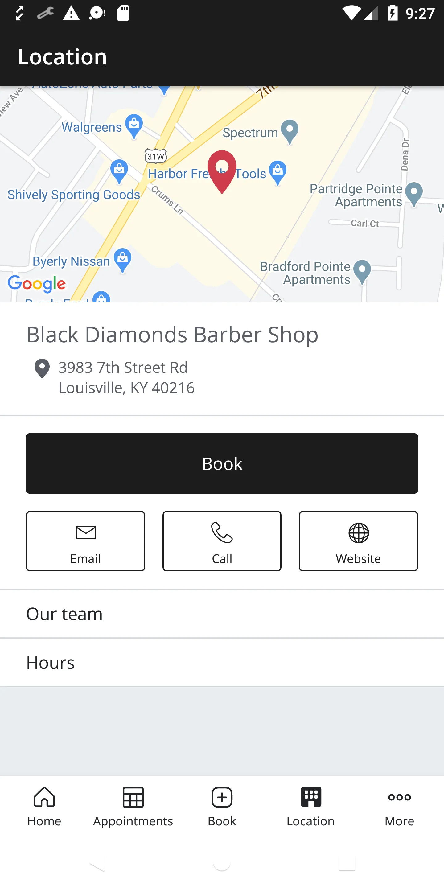 Black Diamonds Barbershop | Indus Appstore | Screenshot