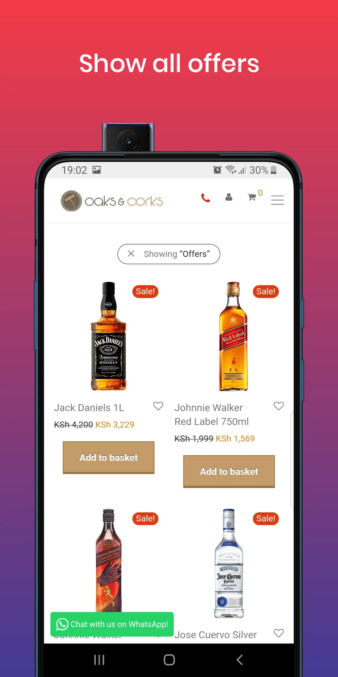 Oaks & Corks - Alcohol Deliver | Indus Appstore | Screenshot