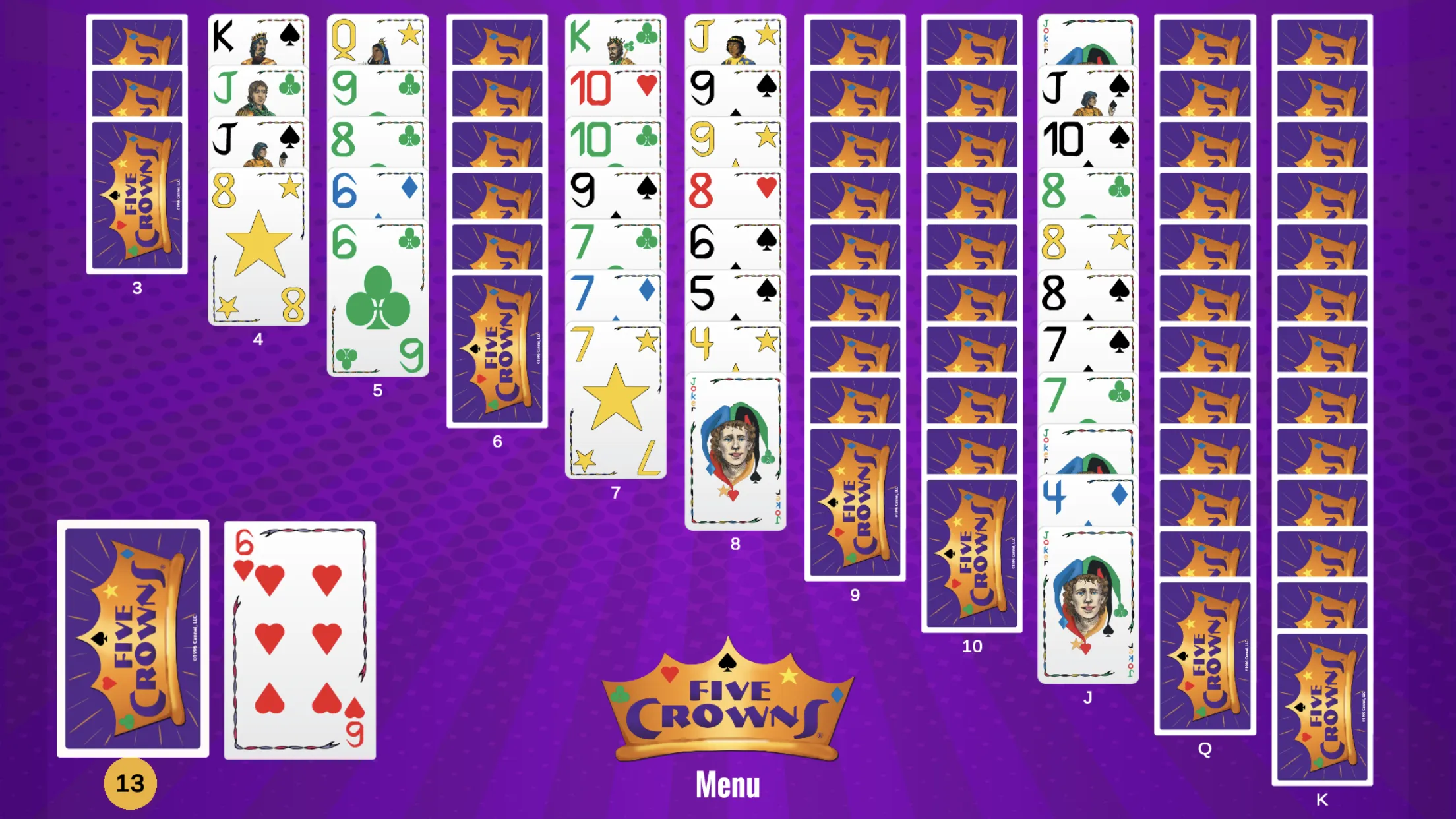 Five Crowns Solitaire | Indus Appstore | Screenshot