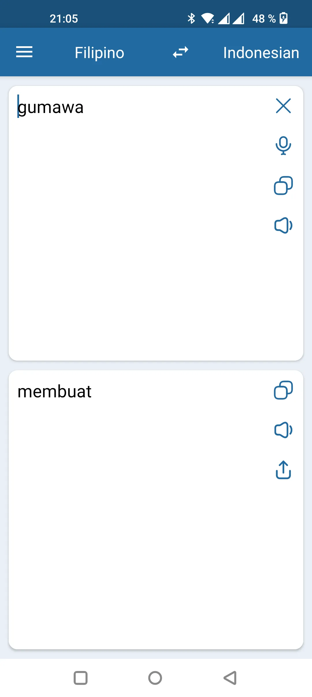 Indonesian Filipino Translator | Indus Appstore | Screenshot