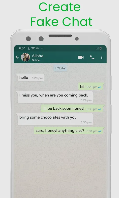 Fake Chat Maker - whatsmock | Indus Appstore | Screenshot