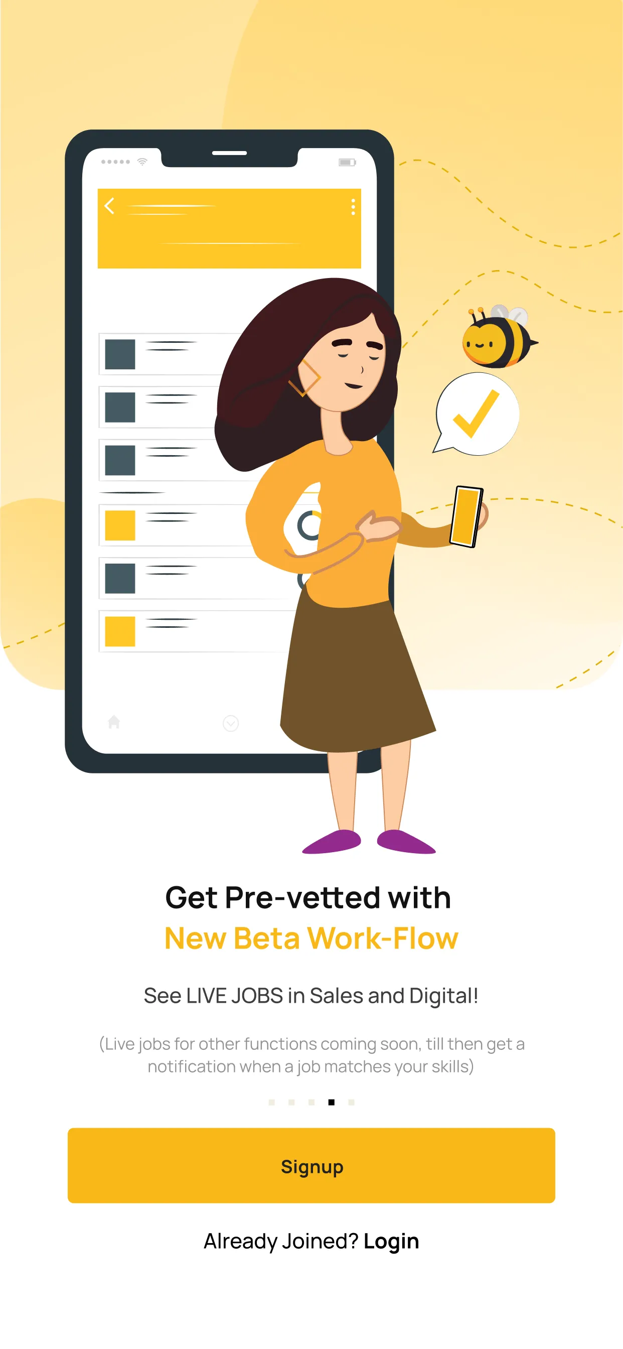 FlexiBees:WFH & part-time jobs | Indus Appstore | Screenshot