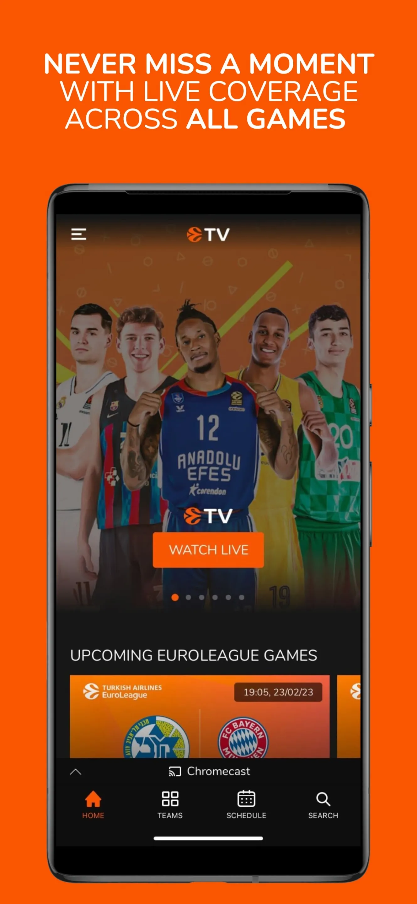 EuroLeague TV | Indus Appstore | Screenshot