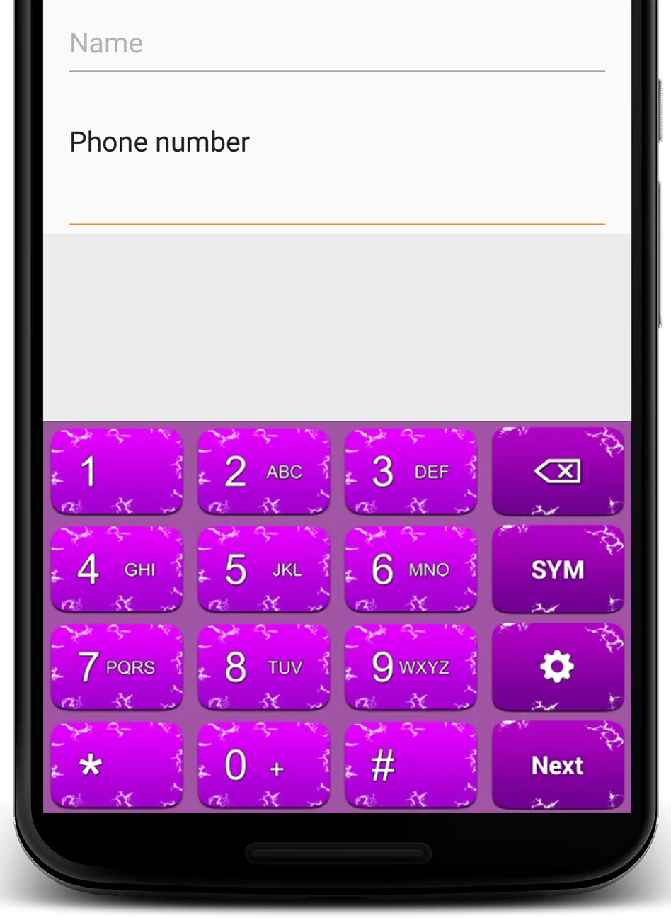 Purple Keyboard | Indus Appstore | Screenshot