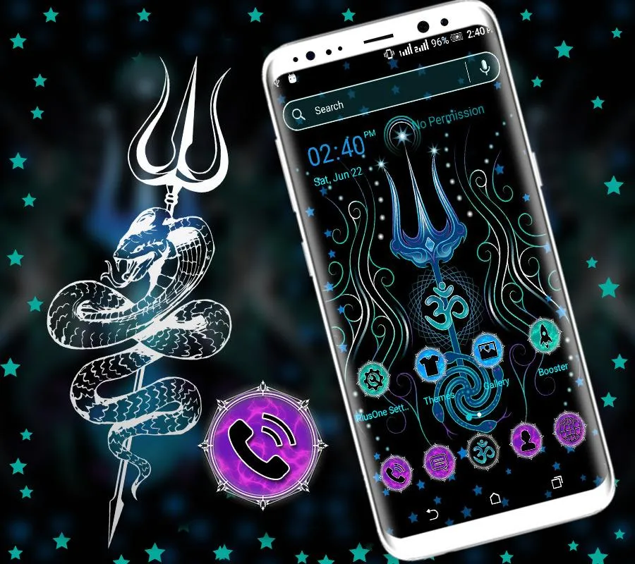 Shiva Trishul Launcher Theme | Indus Appstore | Screenshot