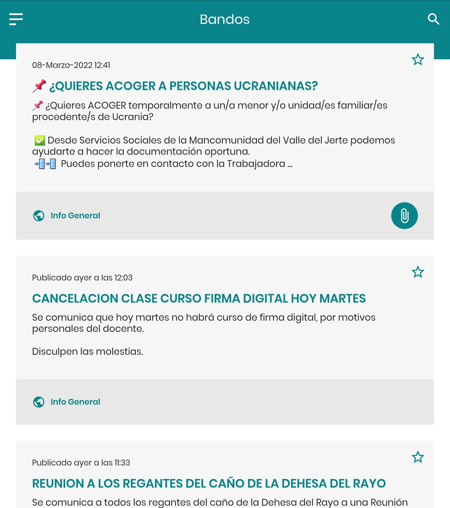 Tornavacas Informa | Indus Appstore | Screenshot