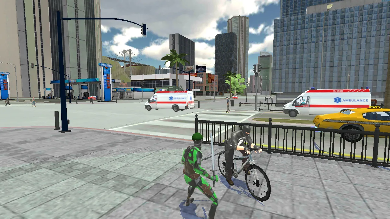 Green Rope Hero: Vegas City | Indus Appstore | Screenshot