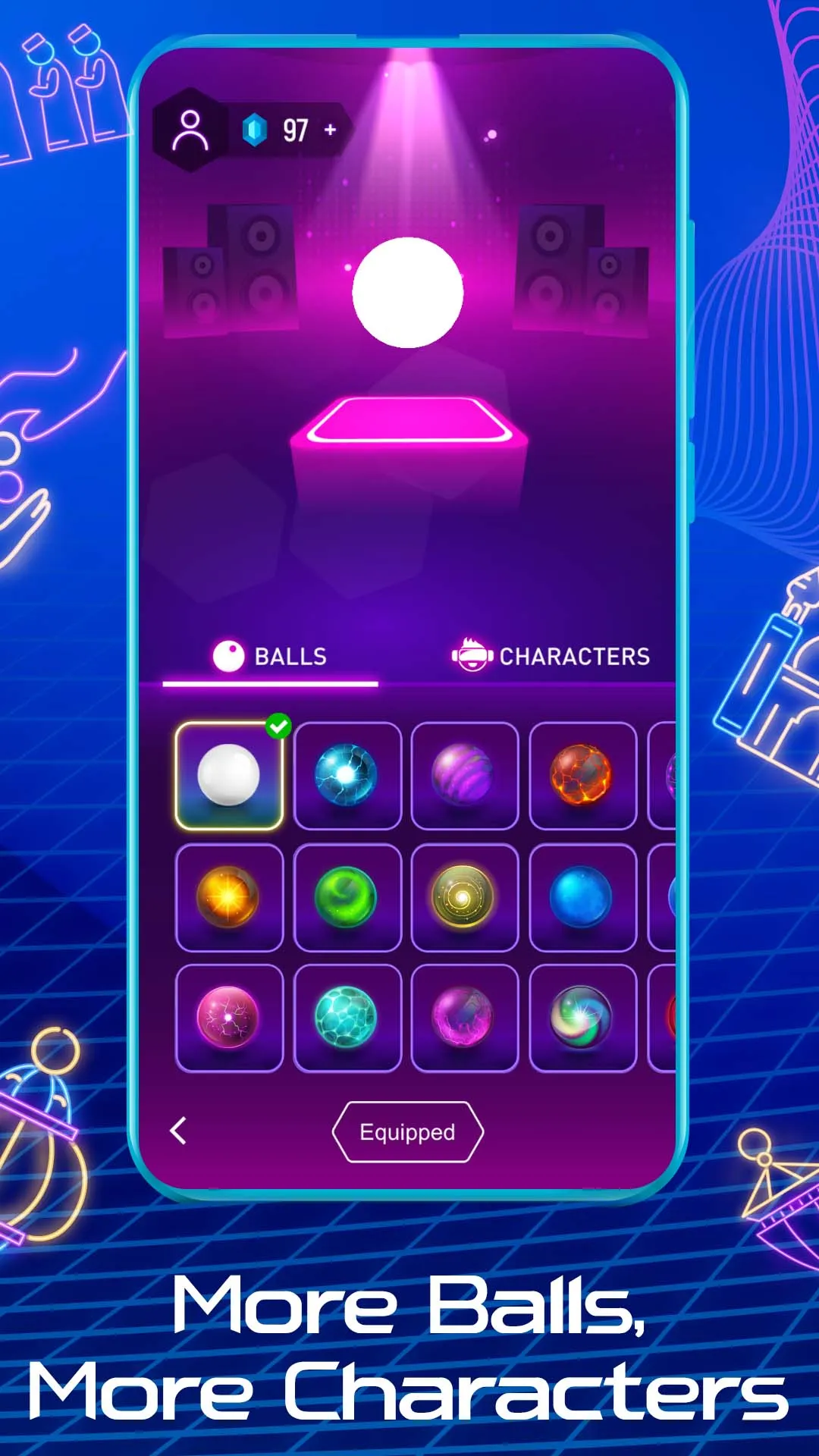Tiles Hop EDM Rush Music Game | Indus Appstore | Screenshot