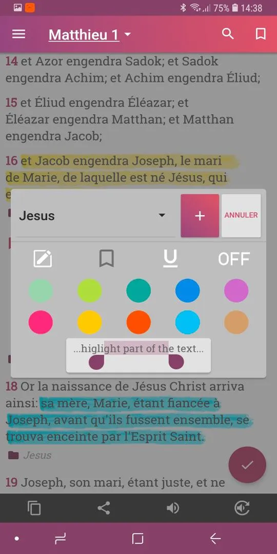 Bible Darby en Français | Indus Appstore | Screenshot