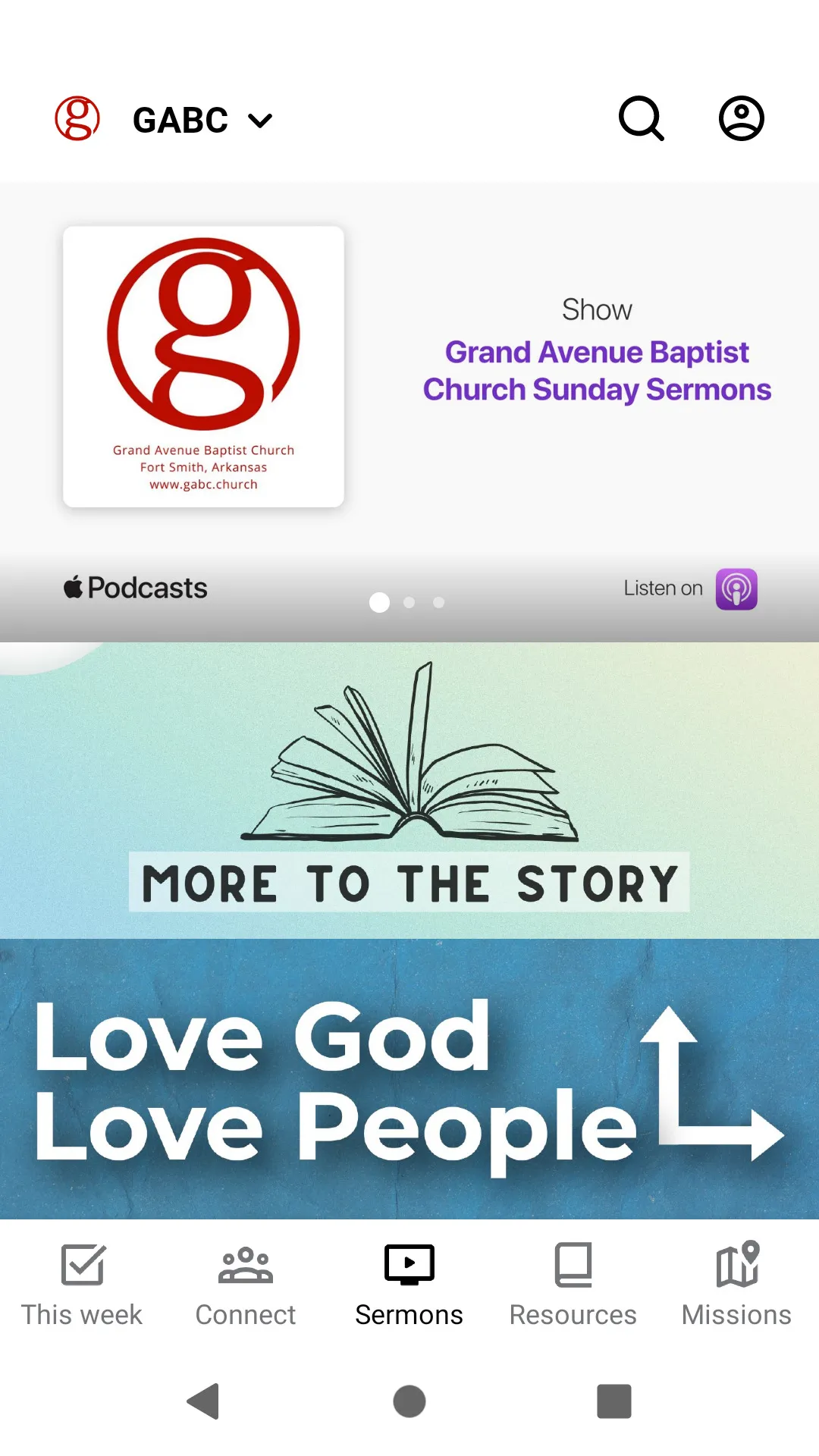 Grand Avenue Baptist Church | Indus Appstore | Screenshot