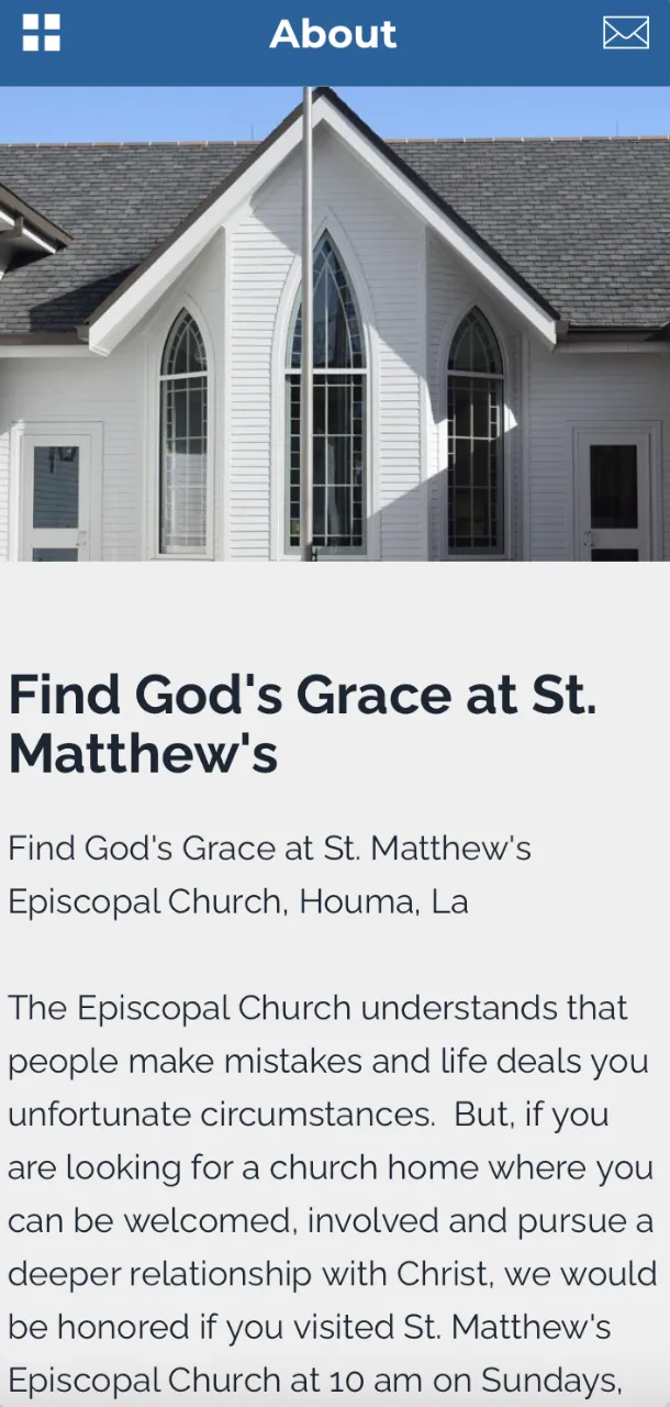 St. Matthew's - Houma, LA | Indus Appstore | Screenshot