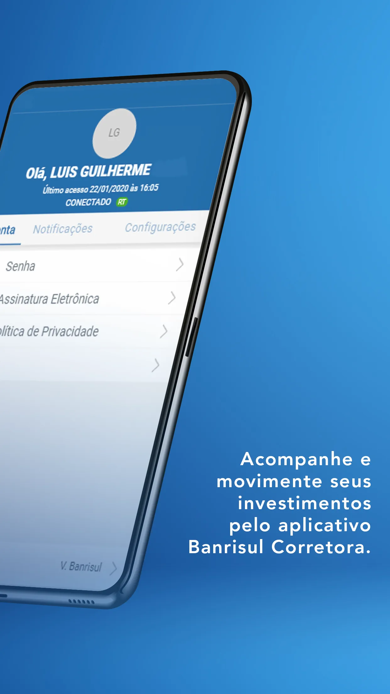 Banrisul Corretora | Indus Appstore | Screenshot