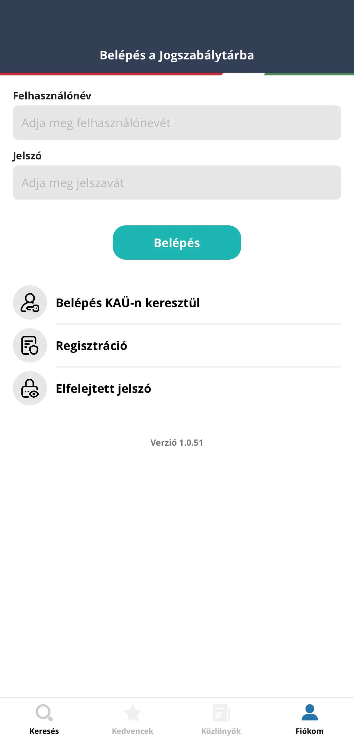 Jogszabálytár | Indus Appstore | Screenshot