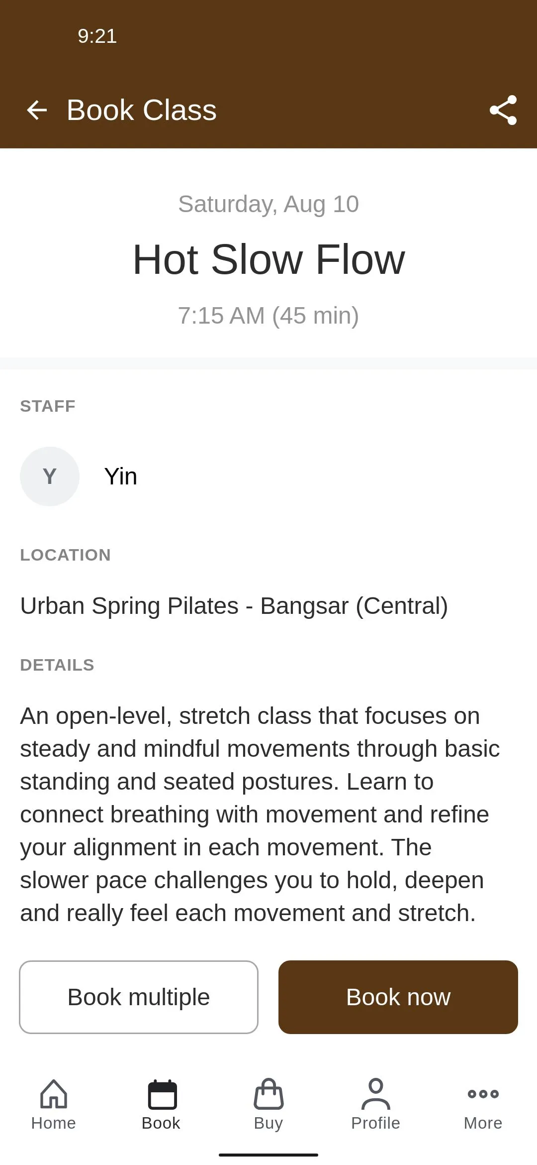 Urban Spring Pilates | Indus Appstore | Screenshot