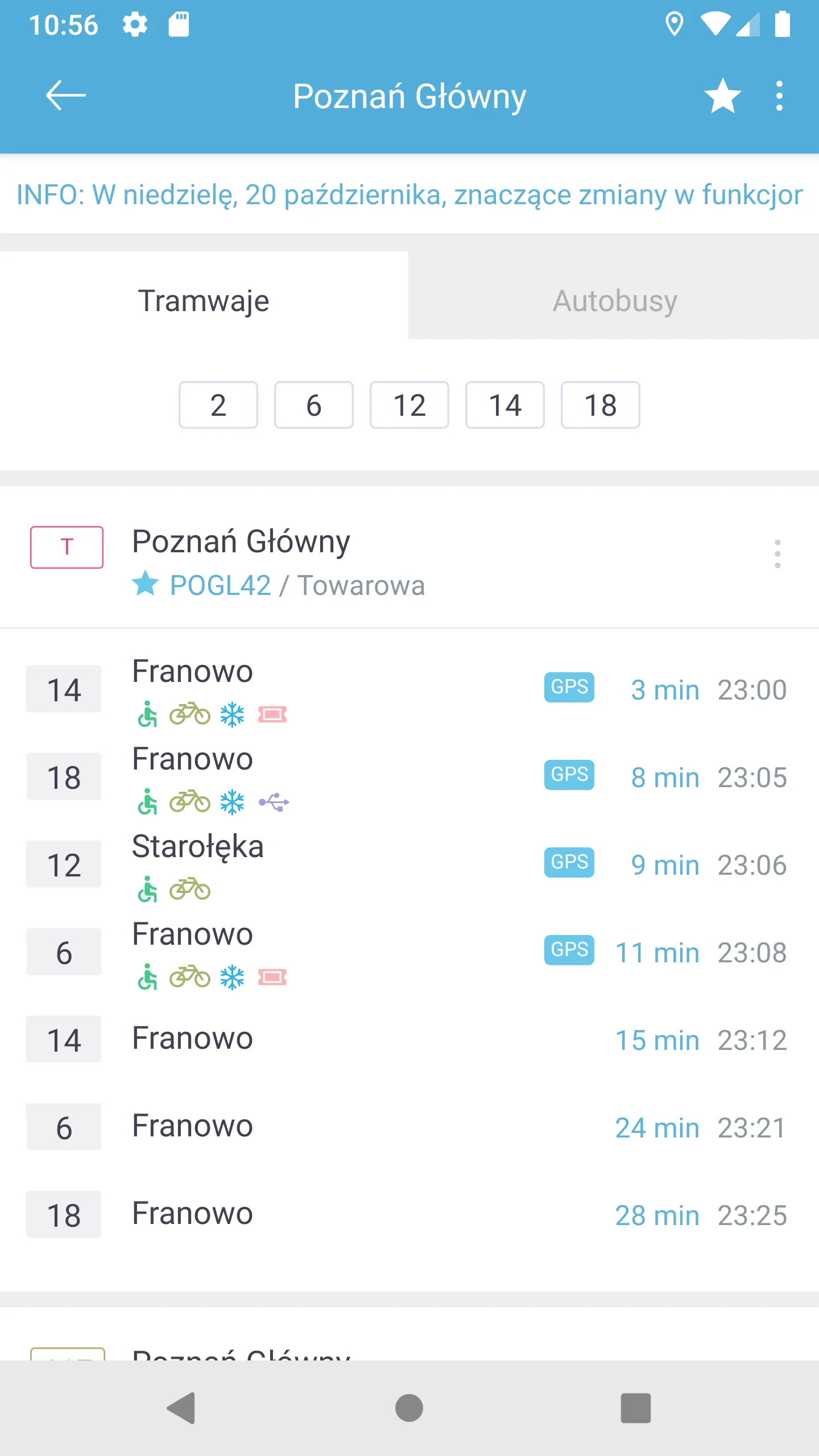 Przystanki (Kiedy Pojadę) | Indus Appstore | Screenshot