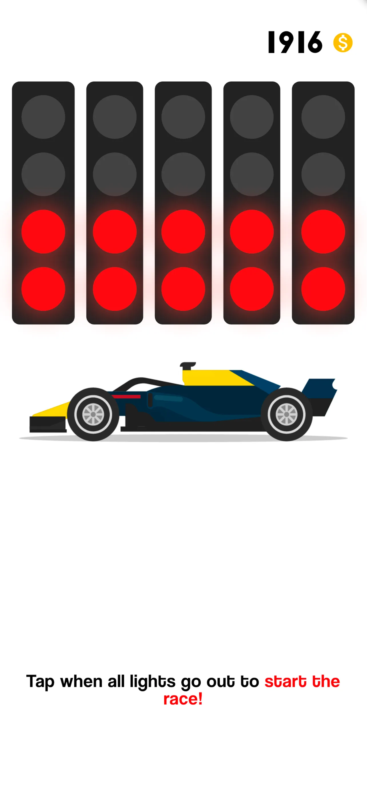 Race Start Test Formula Reflex | Indus Appstore | Screenshot