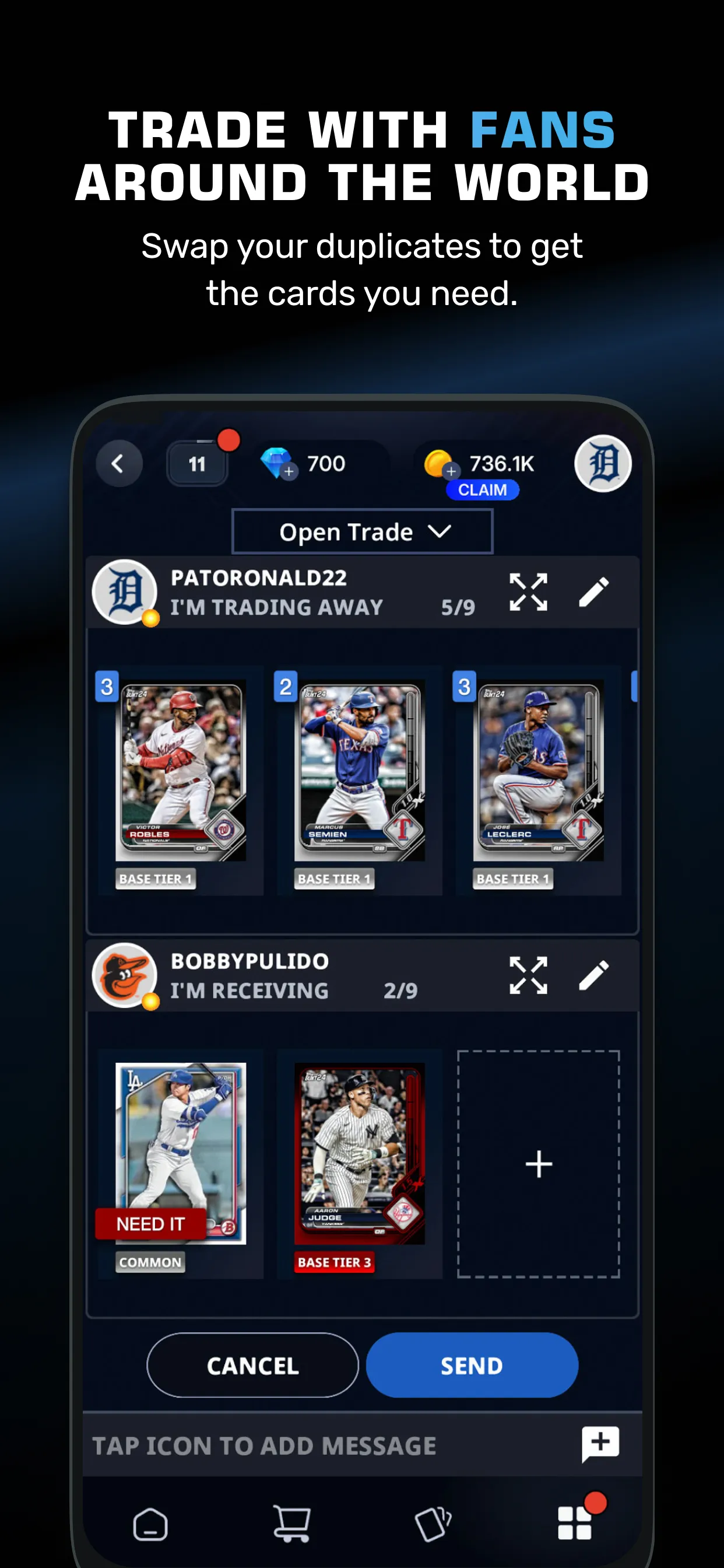Topps® BUNT® MLB Card Trader | Indus Appstore | Screenshot