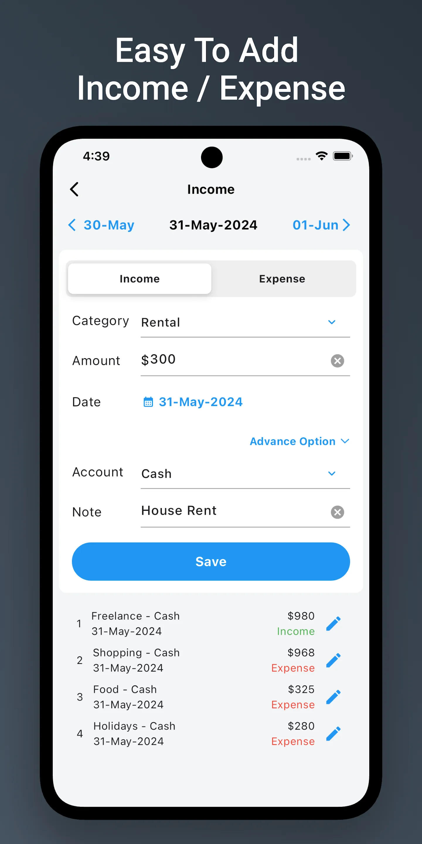 Money Manager & Budget Tracker | Indus Appstore | Screenshot