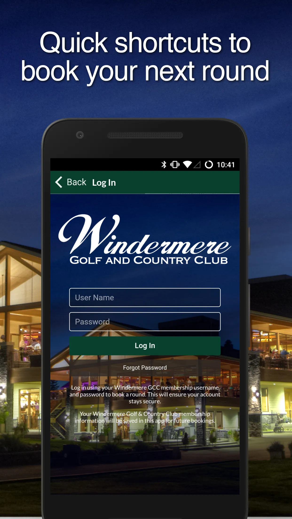 Windermere Golf & Country Club | Indus Appstore | Screenshot