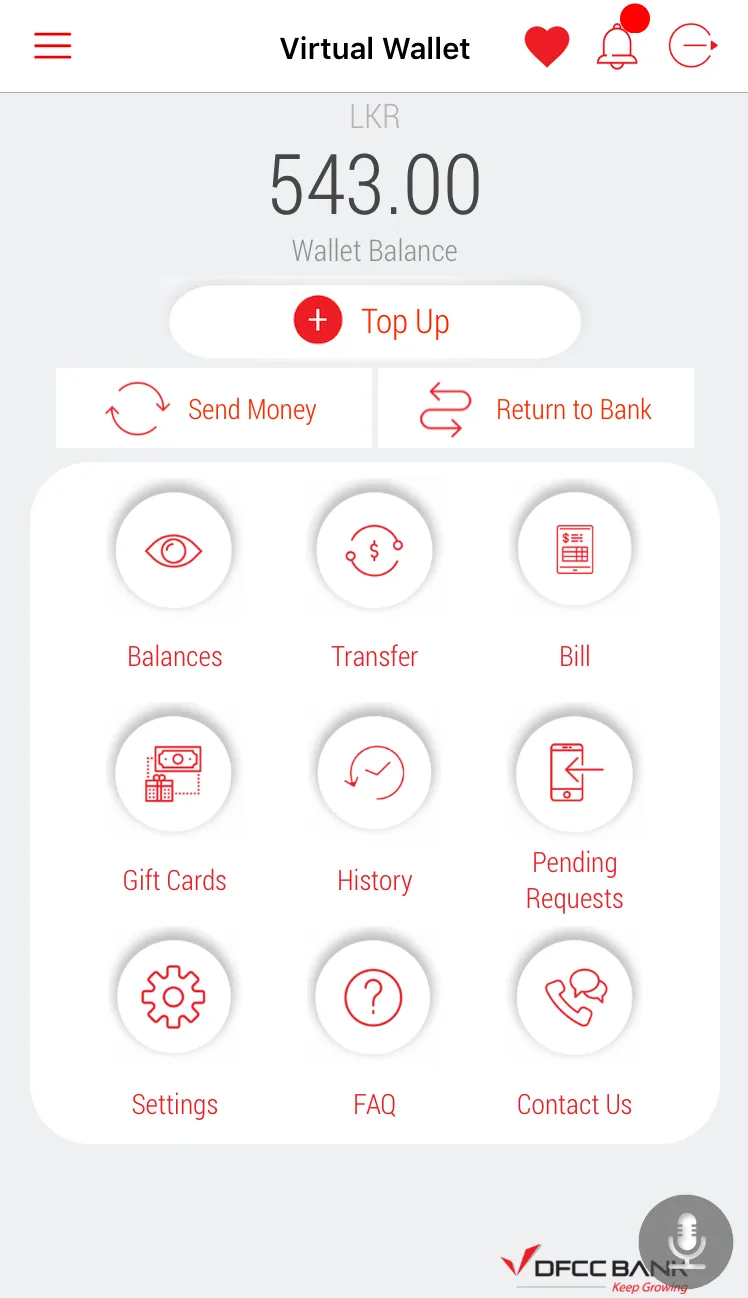 DFCC Virtual Wallet | Indus Appstore | Screenshot
