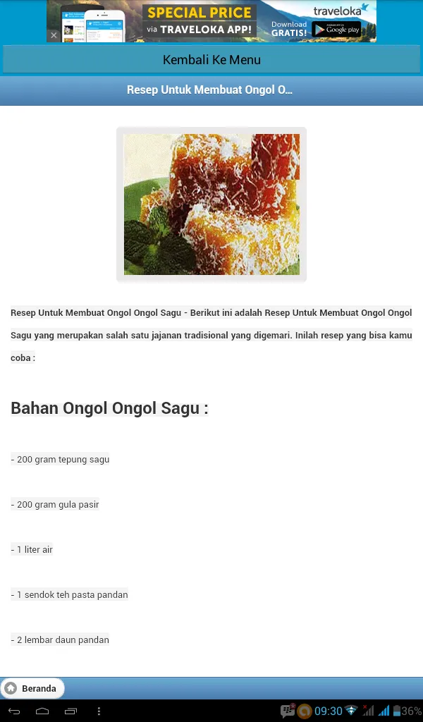 Kumpulan Resep Makanan Ringan | Indus Appstore | Screenshot