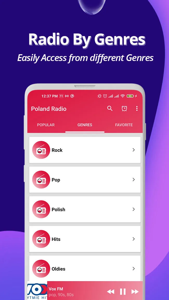 Poland Radio - Online FM Radio | Indus Appstore | Screenshot