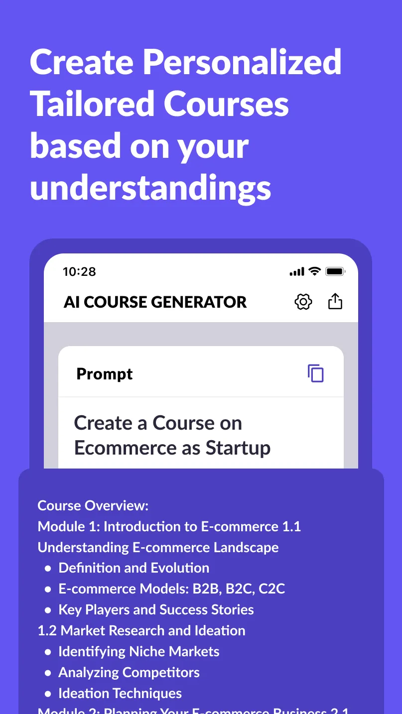 AI Course Creator - Generator | Indus Appstore | Screenshot