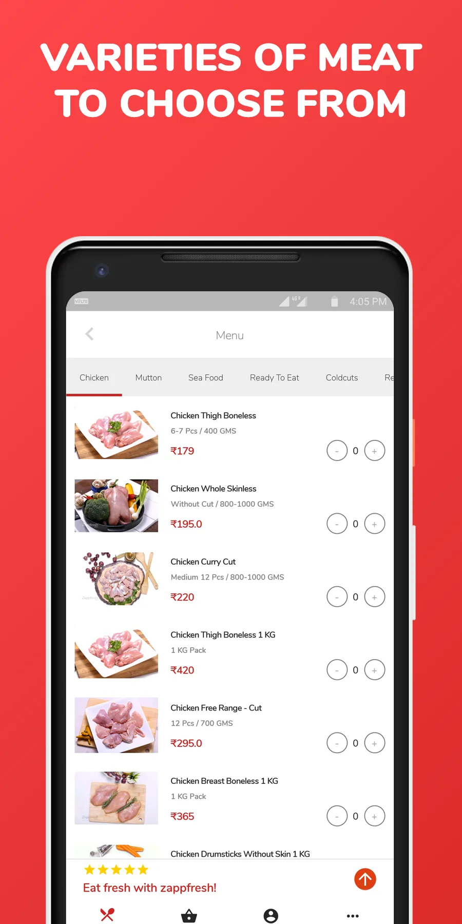 Zappfresh - Chicken, Mutton... | Indus Appstore | Screenshot