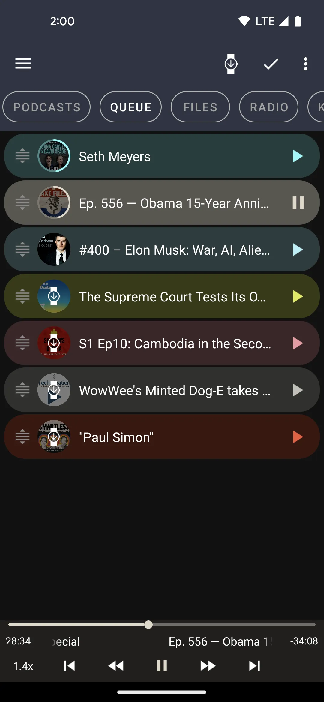 Wear Casts: podcast player | Indus Appstore | Screenshot