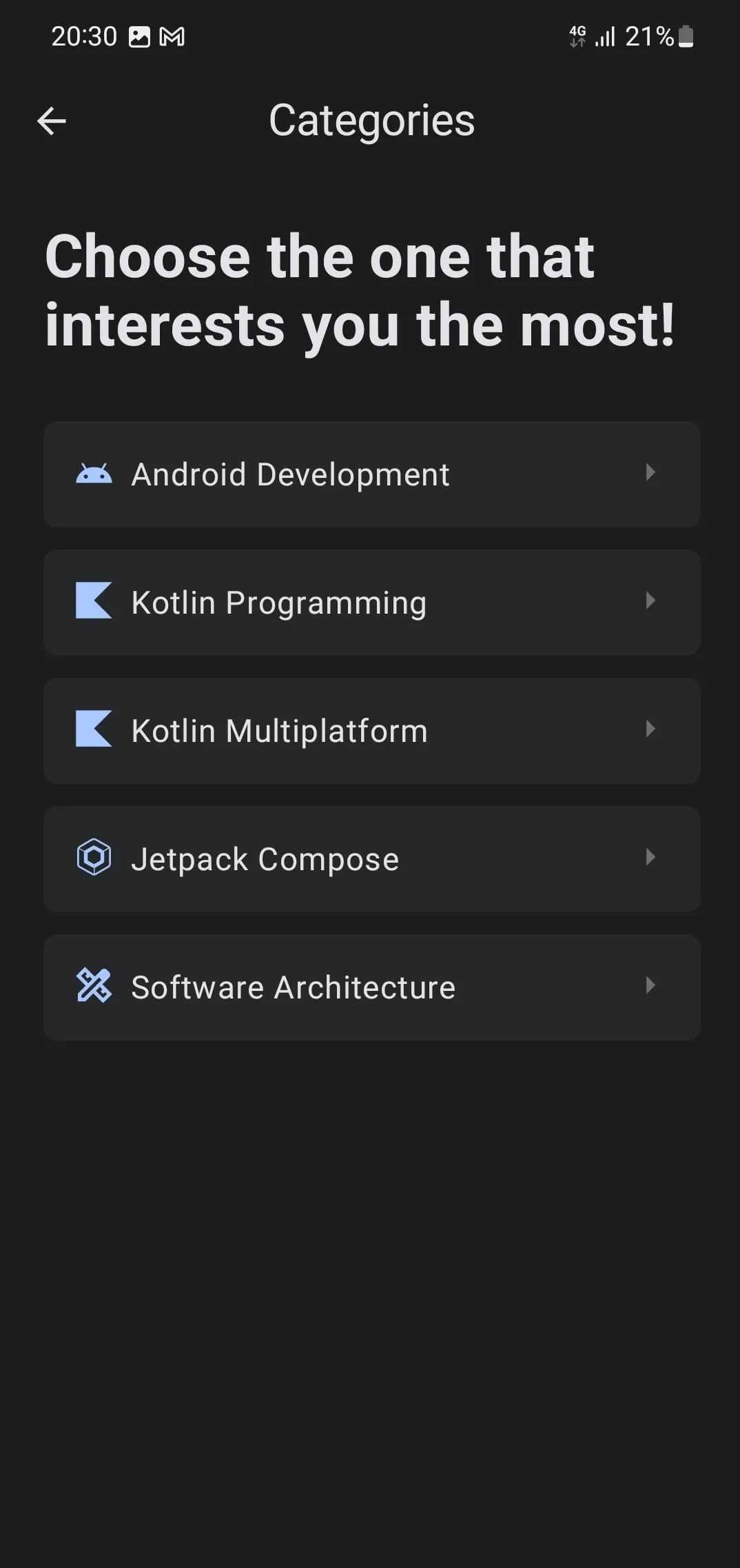 Kozzie - Kotlin/Dev Quizzes | Indus Appstore | Screenshot