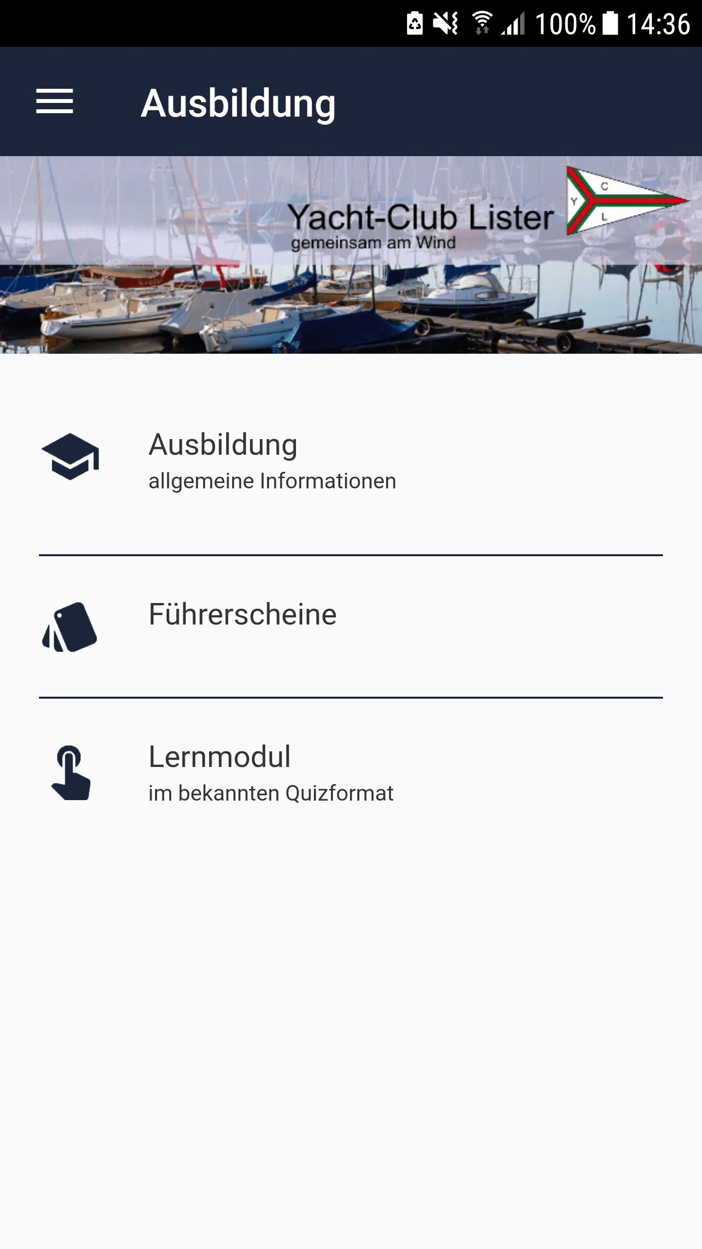 Yacht-Club Lister | Indus Appstore | Screenshot