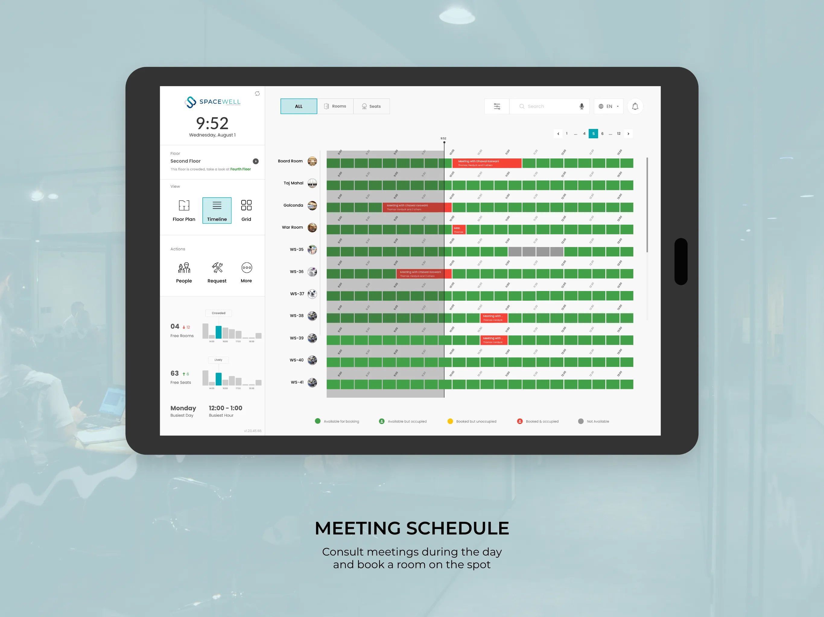 Spacewell Kiosk | Indus Appstore | Screenshot