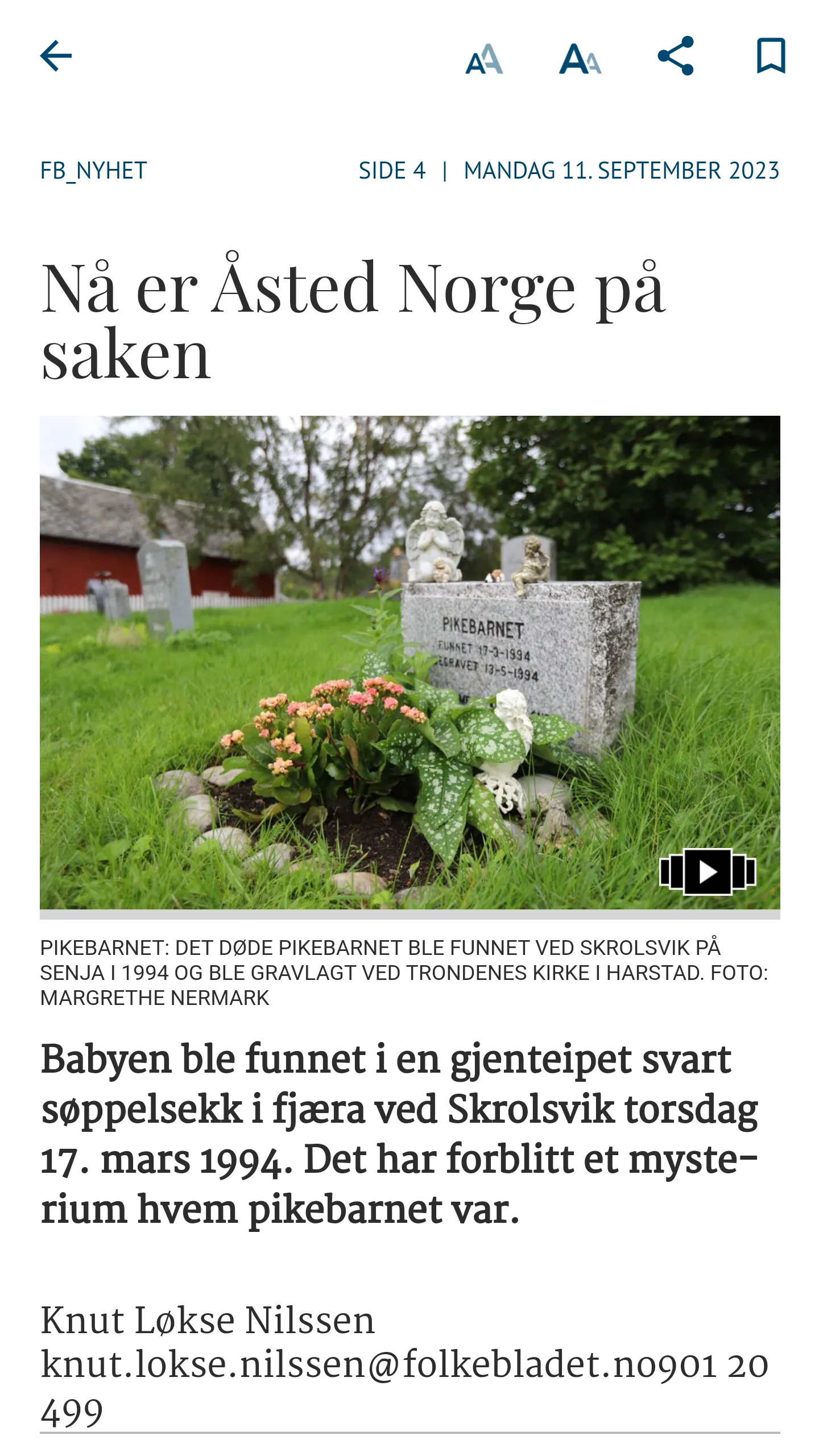 Folkebladet | Indus Appstore | Screenshot